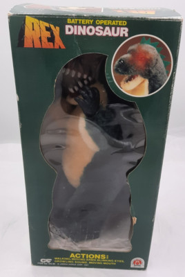 Rex Plush Jamina World Battery Moving Dinosaur Godzilla Robot Vintage 1987 WORKS-image