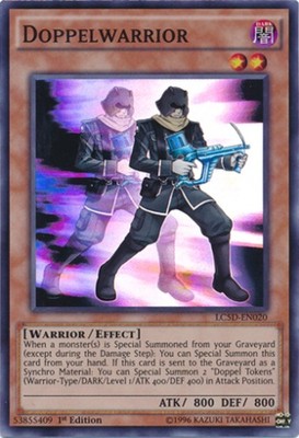 Doppelwarrior - LC5D-EN020 - Super Rare - 1st Edition - Moderately Played-image