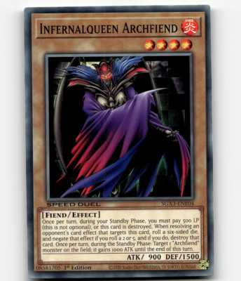Yugioh Infernalqueen Archfiend Speed Duel GX: Duelists of Shadows-image