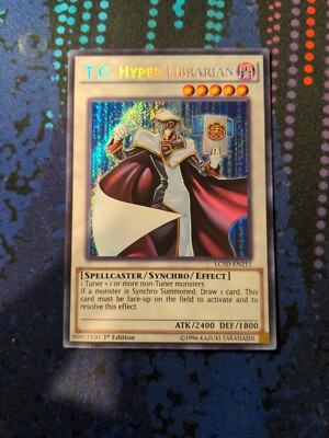 Yu-Gi-Oh T.G Hyper Librarian LC5D-EN211 - Secret Rare 1st Edition -image