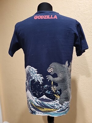 Godzilla Double Sided Art T-Shirt Unisex Size M TOHO-image