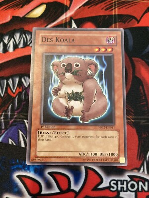 Des Koala Yugioh Card 1st Edition 5DS2-EN011 VLP-image