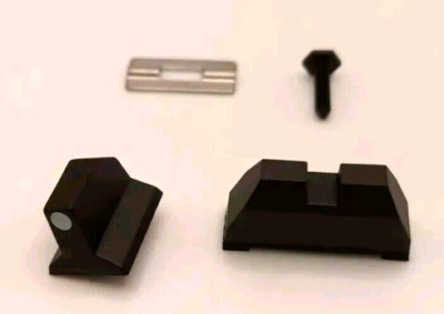 High Table Armory Suppressed White Dot Notched sights For Glock Pistols-image
