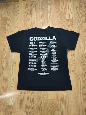 vintage godzilla japan tour shirt cospa medium y2k 2000s Japenes Exclusive Anime-image