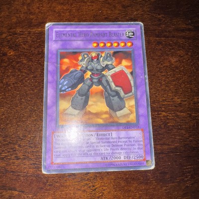 Elemental Hero Rampart Blaster  DP1-ENO12 Ultimate Rare 1st Edition MP Yugioh-image