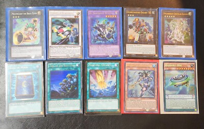 Yugioh Trading Card Lot Of 10. TCG. HOLO! HITS!-image