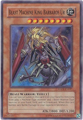 Yu-Gi-Oh Card - ANPR-EN097 - BEAST MACHINE KING BARBAROS UR (super rare holo)-image