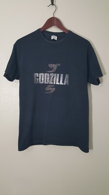 2014 Godzilla Movie Promo T Shirt Size Medium-image