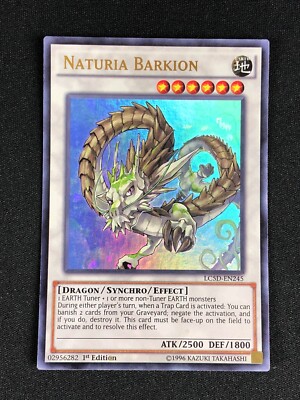 YUGIOH NATURIA BARKION LC5D-EN245 1ST ULTRA-image