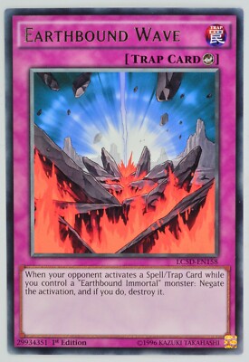 Yugioh Earthbound Wave LC5D-EN158 Rare 1st Edition-image