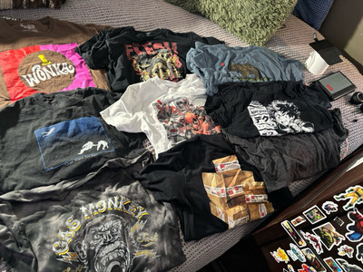 T-SHIRTS/SOME LONG SLEEVE/ LIM ED FUNKO SHIRTS, DEADPOOL, MARVEL, ETC.-image