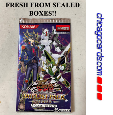 5D's YuGiOh TCG Duelist Pack Yusei 3 5cd Booster Pack English 1st Edition Sealed-image