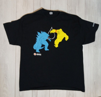 GODZILLA x KONG The New Empire T-shirt X-Large XL American Red Cross Give Blood-image