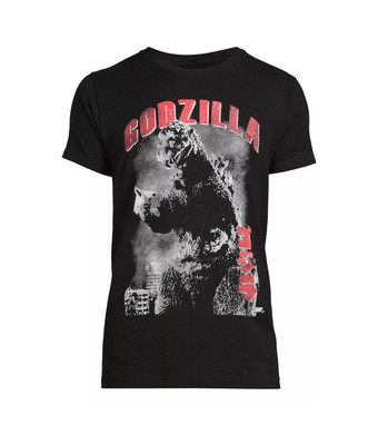 2XLARGE Men's Retro NWT Godzilla Graphic Movie Classic T-Shirt Black-image