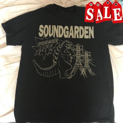 Retro Soundgarden Godzilla Graphic T Shirt, rock band shirt-image