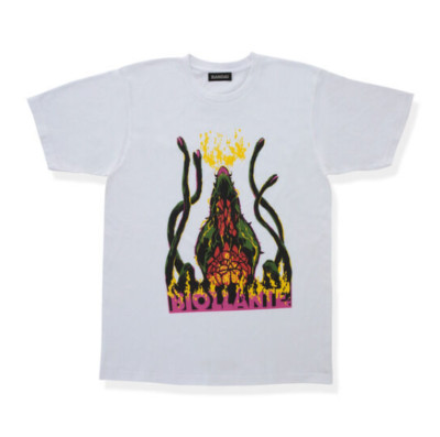 Godzilla Biollante Design T-Shirt White TOHO Godzilla Store Japanese Character-image