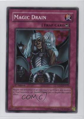 2009 Yu-Gi-Oh! 5D's 2 Starter Deck 1st Edition Magic Drain #5DS2-EN035 1e7-image