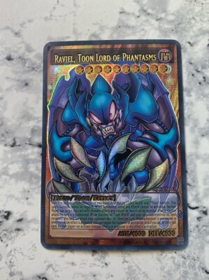 DIY ORICA Raviel Toon Lord Of Phantasms Yugi Gx Sacred Beast Secret Rare Foil-image