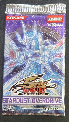 Yu-Gi-Oh! 5D's Stardust Overdrive 1st Edition Sealed Booster Pack-image