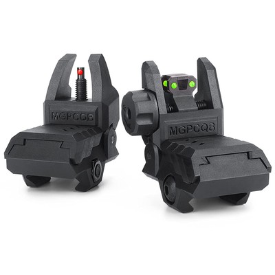 Aecktech Fiber Optic Sights,with Green and Red Full Fiber Optics Dots Polymer...-image