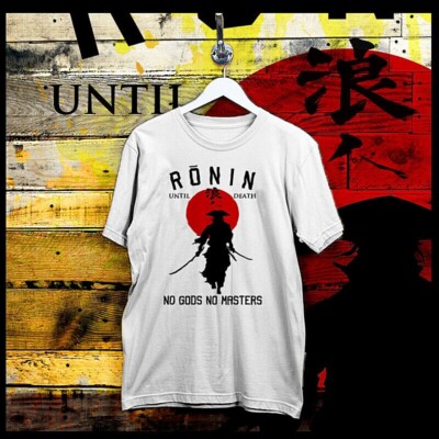 Samurai T-Shirt Bushido Code Ronin Hanzo Warrior Japanese Kanji Edo Era tee-image