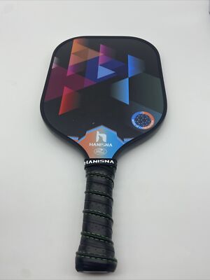 HANISNA Pickleball Paddle Carbon Fiber Face Polymer Honeycomb Core Lightweight-image