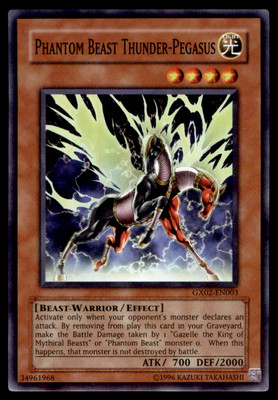 Yu-Gi-Oh! Phantom Beast Thunder-Pegasus #GX02-EN003 Near Mint-image