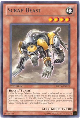 Yu-Gi-Oh Card - DREV-EN021 - SCRAP BEAST (rare) - NM-image