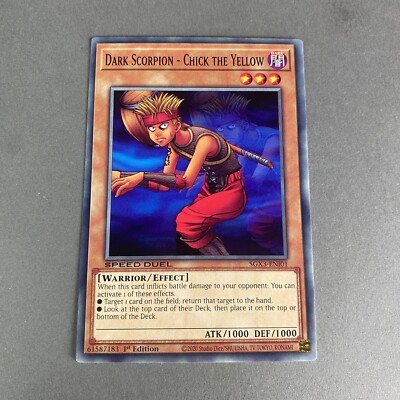 Yugioh Dark Scorpion Chick the Yellow Speed Duel GX Duelists of Shadows-image
