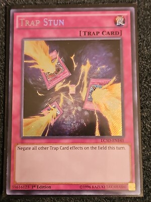 Yugioh-Trap Stun-Secret Rare-1st Edition LC5D-EN141 (NM)-image