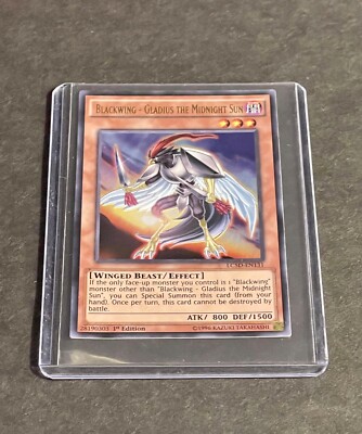Yu-Gi-Oh! TCG Blackwing - Gladius the Midnight Sun LC5D-EN131 1st Edition Rare-image