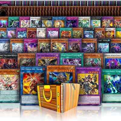 YUGIOH 100 CARD RANDOM FOIL COLLECTION LOT! SUPER, ULTRA, SECRET, AND MORE!-image