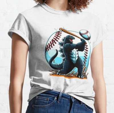 Godzilla Baseball Smash Classic T-Shirt-image
