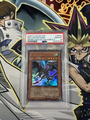 2008 Yu-Gi-Oh! POP 2 JPN Red-Eyes Wyvern Promo-Ygo! Gx Tag Force 3 PSA GEM MT 10-image