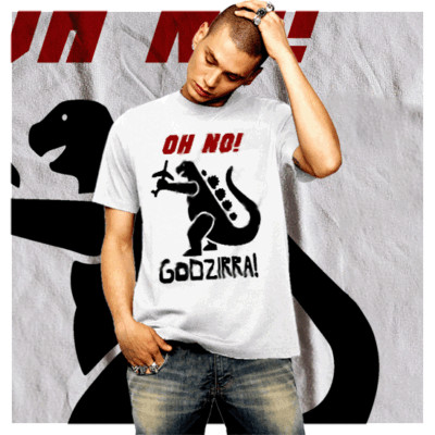 Japanese Monster t-shirt Tokyo science fiction Godzirra anime sIze S-2XL tee-image