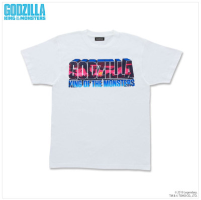 GODZILLA King of the Monsters Logo T-shirt TOHO Godzilla Store Collection Japan-image