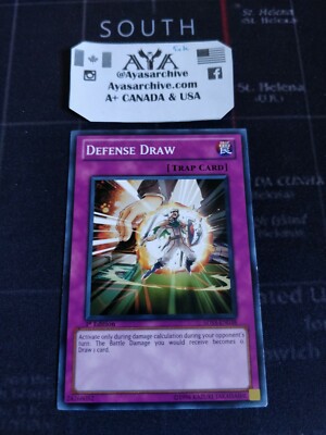 DEFENSE DRAW - 1ST ED COMMON NM/VLP  5DS3-EN038 - YUGIOH -image