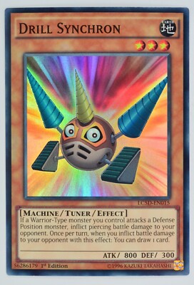 Yugioh Drill Synchron LC5D-EN015 Super Rare 1st Edition-image