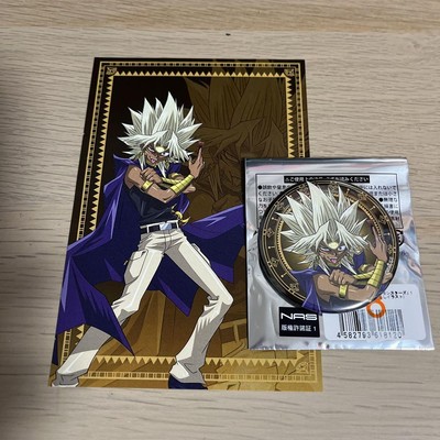 Yu-Gi-Oh! Yami Bakura Can Badge Duel Monsters Anime Illustration Unused Blind Pa-image