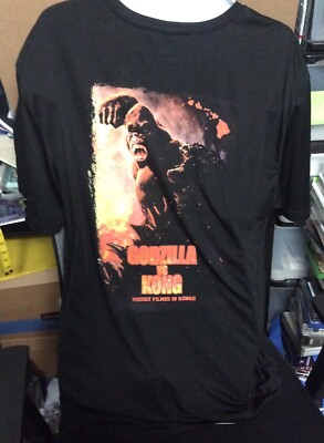 Godzilla VS Kong Apex Film Crew Black Poly Shirt Hawaii Sport Tek 3XL *SEE PICS*-image