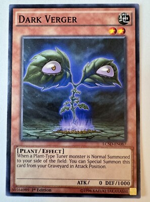 1x (NM) Dark Verger - LC5D-EN087 - Common - 1st Edition  YuGiOh-image