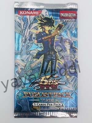YuGiOh 5D's Duelist Pack - YUSEI Booster Pack (5 cards) 1st Edition English-image