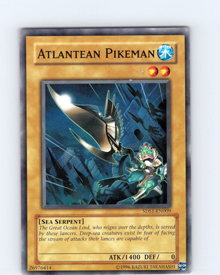 Yu-Gi-Oh TCG Atlantean Pikeman 5DS1-EN009 Unlimited Common Card LP-NM-image