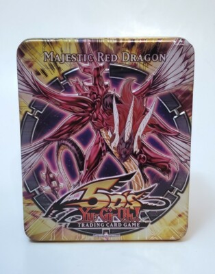 Yu-Gi-Oh! 5D's Trading Card Game Majestic Red Dragon Empty Collector's Tin-image