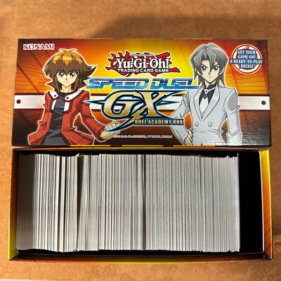 🔥 Yugioh 600 Mixed Cards Lot  + Speed Duel GX Storage Box | Commons/Rares/Holo-image