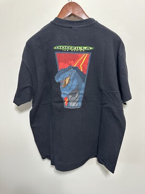 Vintage Godzilla The Series 1998 Heat Crew Promo Graphic T Shirt Men's Size XL-image