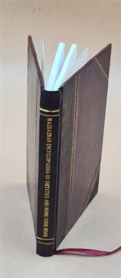 Mazdaznan Encyclopaedia Of Dietetics And Home Cook Book; Cooked [Leather Bound]-image