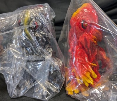 Hedra CCP Middle Size Soft Vinyl Figure Set of 2 Black & Red Burning Ver.-image
