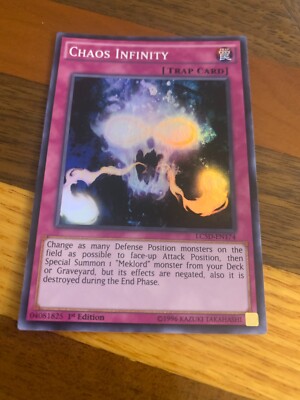 Chaos Infinity LC5D-EN174 1st Edition Super Rare VLP + BONUS-image