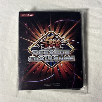 Yu-Gi-Oh YUGIOH 5Ds Pegasus Challenge Mini Binder 1-card Page New & Sealed! Rare-image